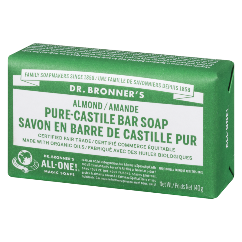 Pure-Castile Bar Soap Almond