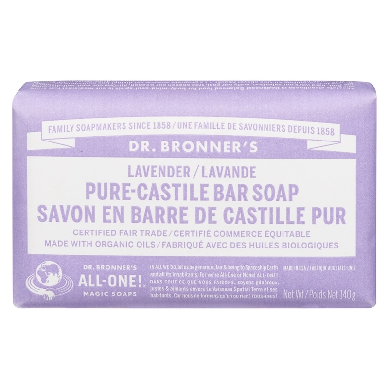 Pure Castile Bar Soap, Lavender