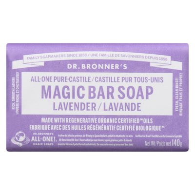 Pure Castile Bar Soap, Lavender
