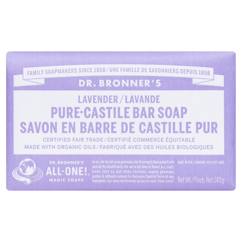 Pure Castile Bar Soap, Lavender