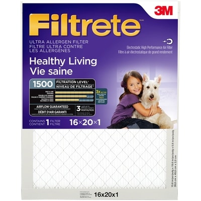3M Filtrete Ultra Allergen Filter Healthy Living 1 ea, $25.00/1ea
