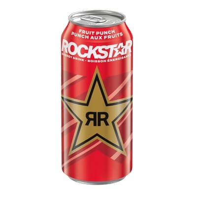 Rockstar Punched Fruit Punch Energy Drink 473 ml, $0.84/100ml