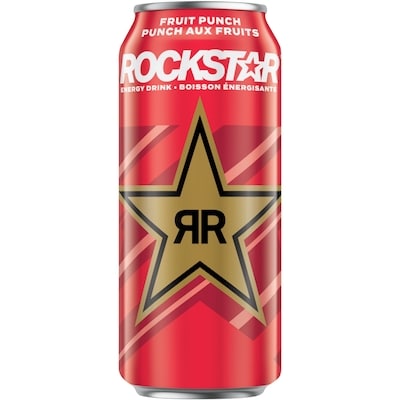 Rockstar Punched Fruit Punch Energy Drink  473 ml, $0.84/100ml