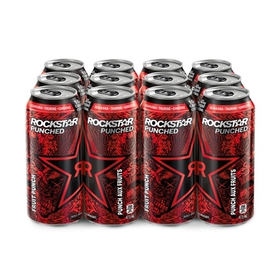 Rockstar Boisson énergisante Punched  473 ml, 0,84 $/100ml