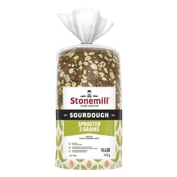 Stonemill Honest Wellness Sprouted 3 Grains Bread 454 g, $1.21/100g