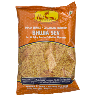 Haldiram’s Bhujia Sev 350 g, 1,23 $/100g