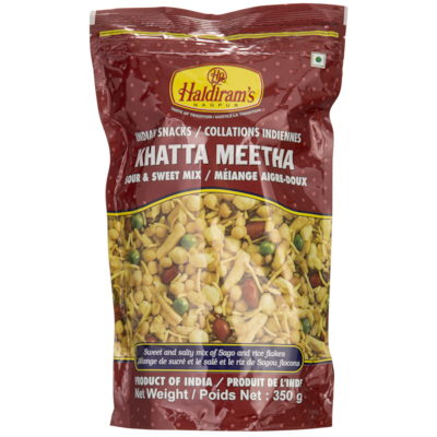 Haldiram Indian Snacks Khatta Meetha 350 g, $1.14/100g