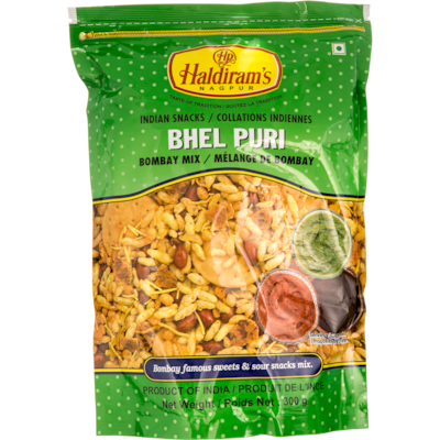 Haldiram’s Casse-croûte Bhel Puri Bombay 300 g, 1,43 $/100g