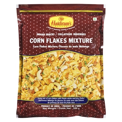 Haldiram’s Chiwda aux flocons de maïs 350 g, 1,23 $/100g