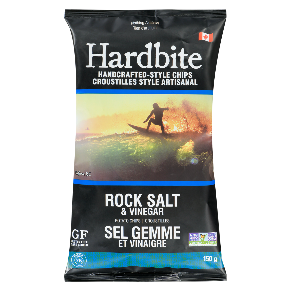 Hardbite Handcrafted-Style Chips, Rock Salt & Vinegar