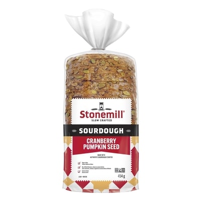 Stonemill Bread Honest Wellness Cranberry Pumpkin Seed  454 g, $1.28/100g