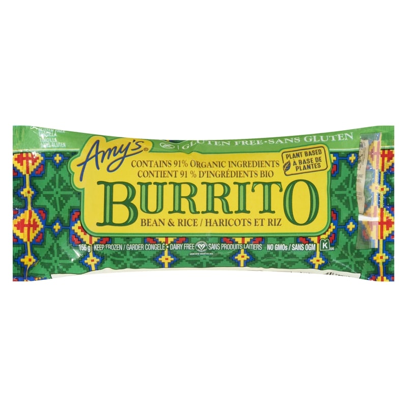 Gluten-Free Burrito, Beans & Rice
