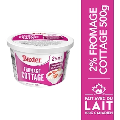 Baxter Fromage cottage 2%  500 g, 1,40 $/100g