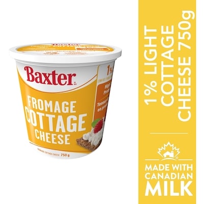 Baxter Light Cottage Cheese 750 g, $1.33/100g