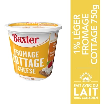 Baxter Fromage cottage léger 750 g, 1,33 $/100g