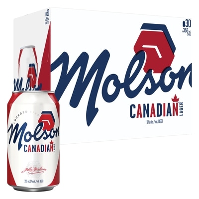 Molson Alcohol Beer Lager 6x355.0 ml, $0.28/100ml