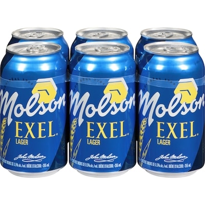 Molson Bière Exel 05 % d’alcool 6x355.0 ml, 0,28 $/100ml