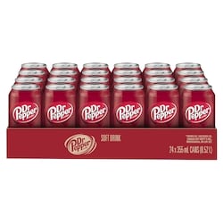 Dr Pepper Soda 24x355.0 ml, $0.18/100ml