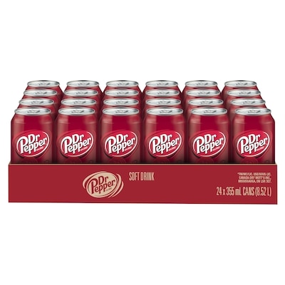 Dr Pepper Soda 24x355.0 ml, $0.18/100ml
