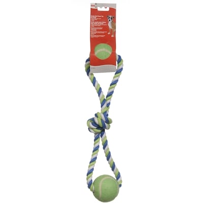 Dogit Jouet pour chien corde de coton avec 2 balles de tennis 1 ea, 7,29 $/1ch