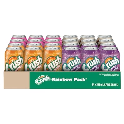 Crush Tray Variety Pack Soda  24x355.0 ml, $0.18/100ml