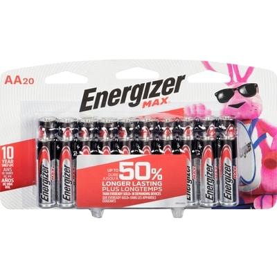 Energizer Max Alkaline Aa Batteries 1 ea, $0.80/1ea