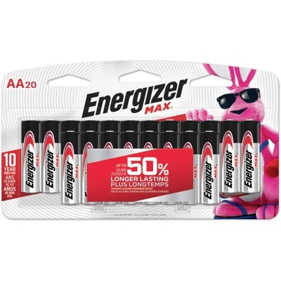 Energizer Piles alcalines AA Max 1 ea, 0,80 $/1ch