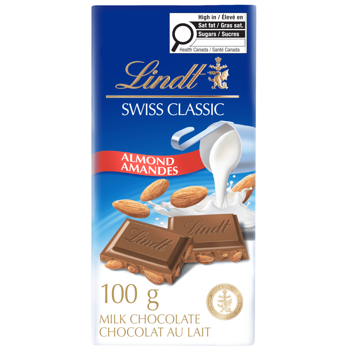 Lindt SWISS CLASSIC Milk Chocolate Bar