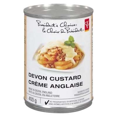 President's Choice Devon Custard 400 g, $1.25/100g