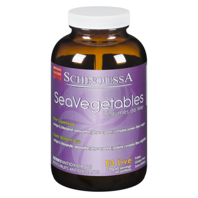 Schinoussa Formule aux légumes de mer Petits fruits antioxydants 270 g, 19,26 $/100g