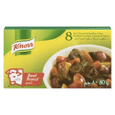 Knorr Cubes de bouillon de bœuf 80 g, 1,61 $/100g