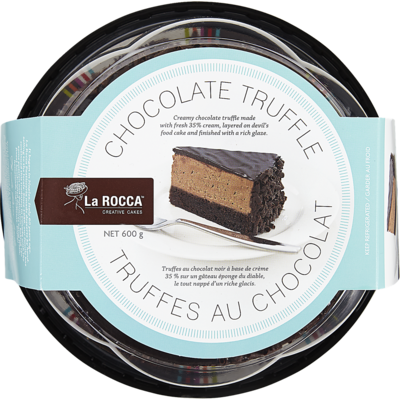 null 6" Chocolate Truffle Cake 600 g, $3.33/100g