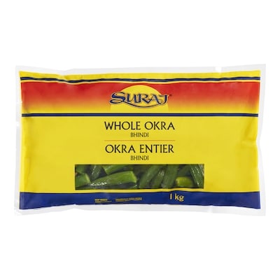Suraj Whole Okra, Bhindi 1 kg, $0.58/100g