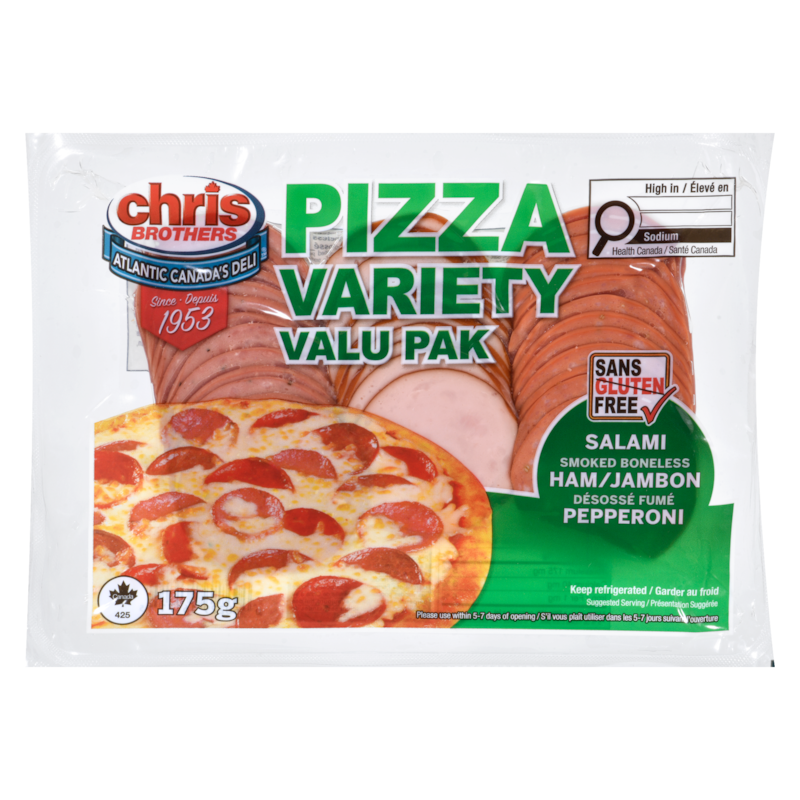 グルメ's shop Chris Brothers Pizza Variety Pack - 175 g | Dominion Stores of