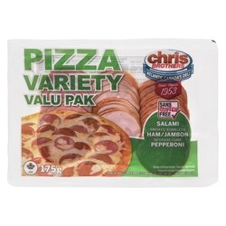 Chris Brothers Emballage de variété pour pizza 175 g, 1,71 $/100g