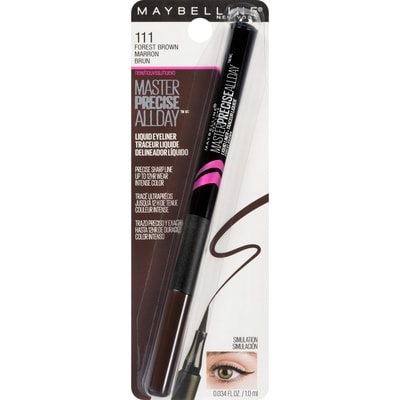 Maybelline New York Master Precise All Day Liquid Eye Liner, Forest Brown 1 ea, $12.99/1ea