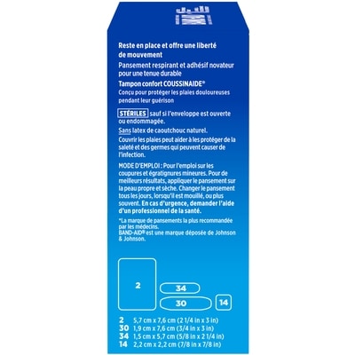 Pansements Comfort-Flex en plastique