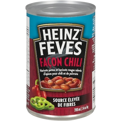 Heinz Haricots Pinto Et Haricots Rouges Façon Chili 398 ml, 0,75 $/100ml