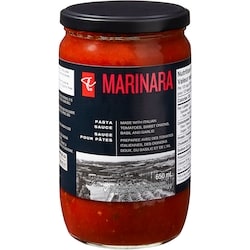 PC Collection noire Sauce pour pâtes marinara 650 ml, 1,15 $/100ml