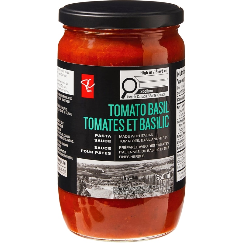 Tomato Basil Pasta Sauce