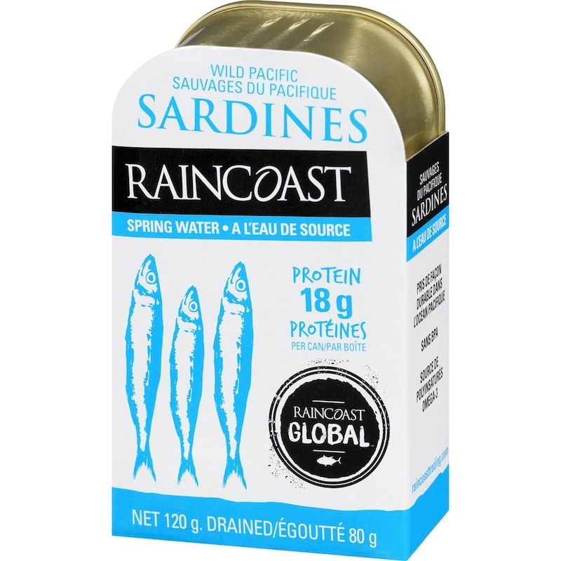 Wild Pacific Sardines, Spring Water