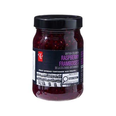 PC Collection noire Tartinade Aux Framboises De La Colombie-Britannique 370 ml, 2,29 $/100ml
