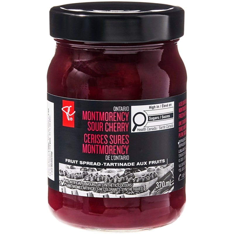 PC Black Label Fruit Spread, Ontario Montmorency Sour Cherry - 370