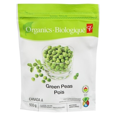 PC Biologique Pois Verts 500 g, 1,00 $/100g