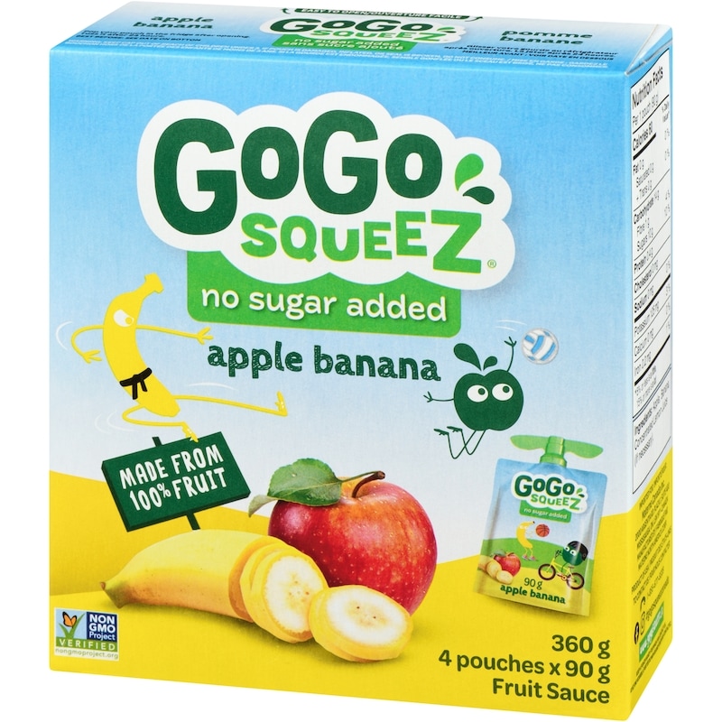 Squeeze, Applesauce Apple Banana