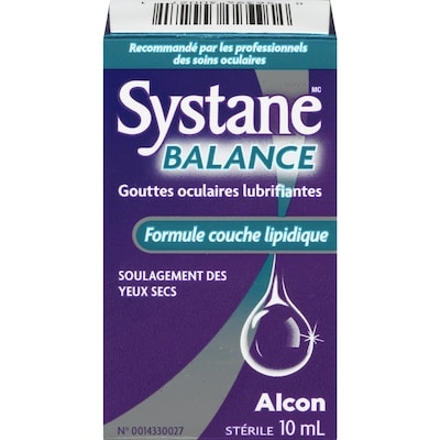 Systane Gouttes lubrifiantes pour les yeux Balance 10 ml, 134,90 $/100ml
