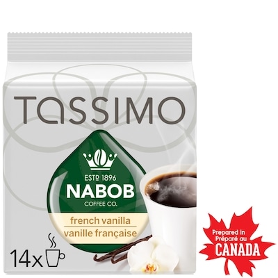 Tassimo Nabob French Vanilla Coffee Single Serve T-Discs 14 ea, $0.86/1ea