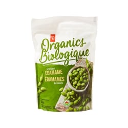 PC Organics Frozen Shelled Edamame, Organic 500 g, $1.00/100g