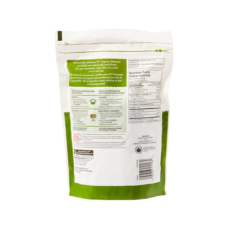 Frozen Shelled Edamame, Organic