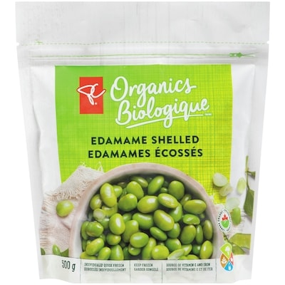 PC Biologique Edamames Écossés 500 g, 1,00 $/100g